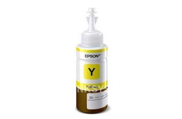 Оригинальные чернила для Epson T664 Yellow (70 мл)