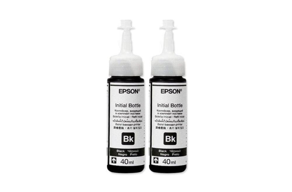 Оригинальные чернила для Epson T664 Black (40 мл) - 2шт
