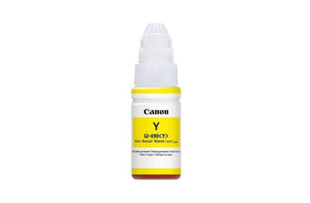 Оригинальные чернила для Canon GI-490 Yellow (70 мл)
