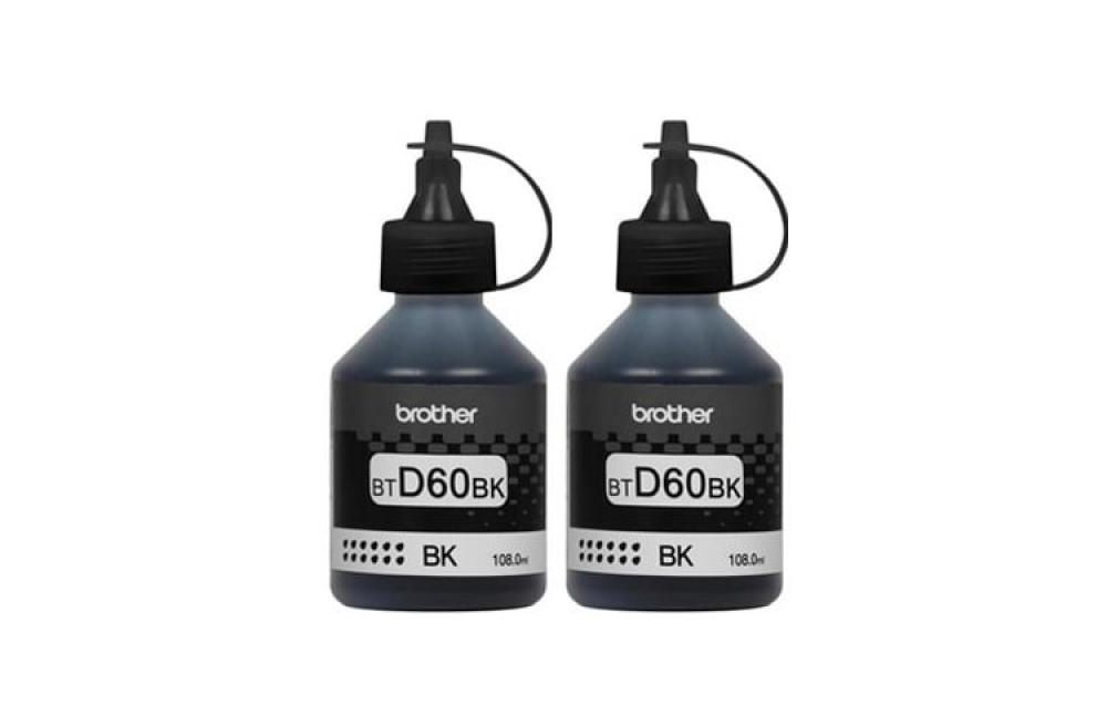 Оригинальные чернила для Brother BTD60BK Black (108 мл) - 2шт