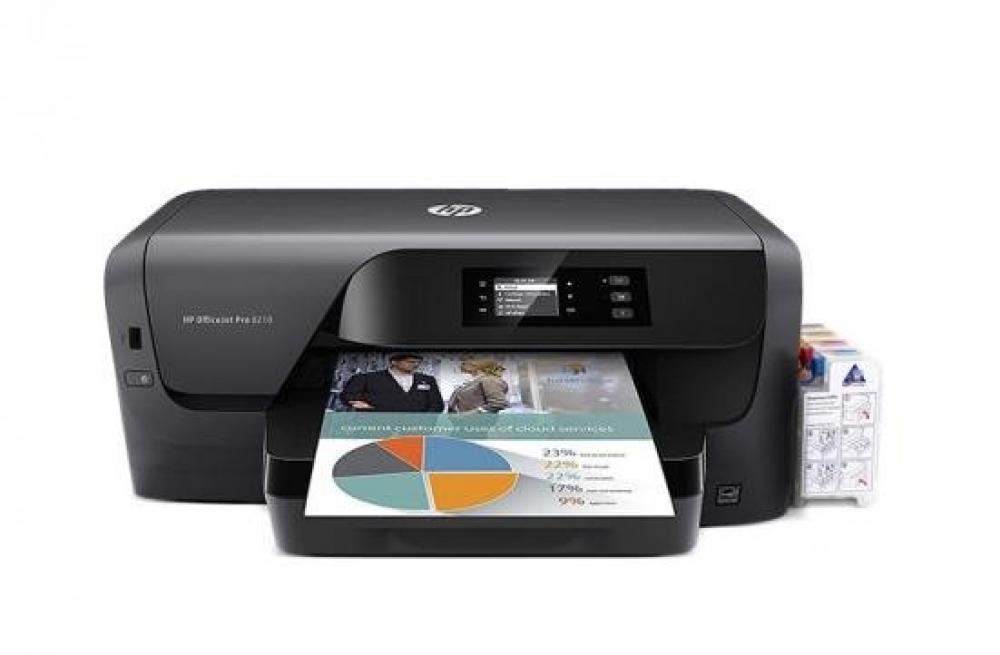 Принтер HP OfficeJet Pro 8210 с СНПЧ и чернилами (Уценка) - изображение 1