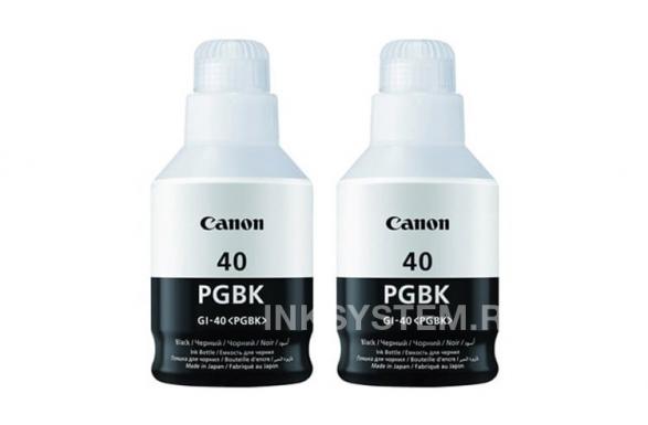 Оригинальные чернила для Canon GI-40 Black (135 мл) - 2шт