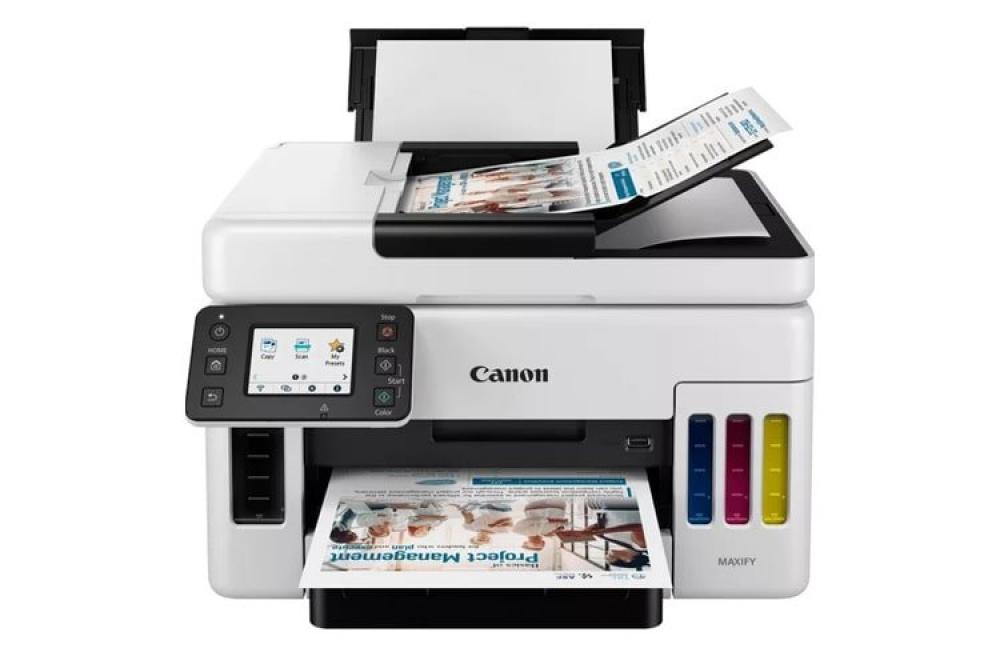 МФУ Canon MAXIFY GX6040 с оригинальной СНПЧ и чернилами - изображение 1