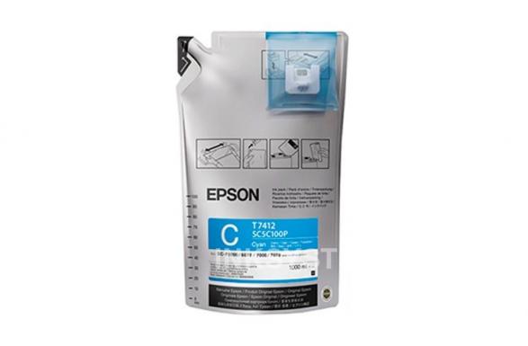 Сублимационные чернила Epson Cyan для Epson SureColor SC-F7200 1000 мл