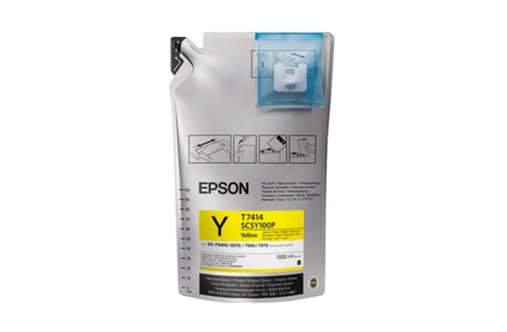 Сублимационные чернила Epson Yellow для Epson SureColor SC-F7200 1000 мл