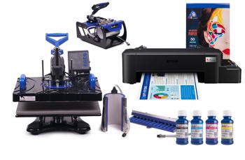 Многофункциональный термопресс INKSYSTEM SP Combo 4 29*38 см 4 в 1 и принтер Epson L121 с набором для сублимационной печати Многофункциональный термопресс INKSYSTEM SP Combo 4 29*38 см 4 в 1 и принтер Epson L121 с набором для сублимационной печати
