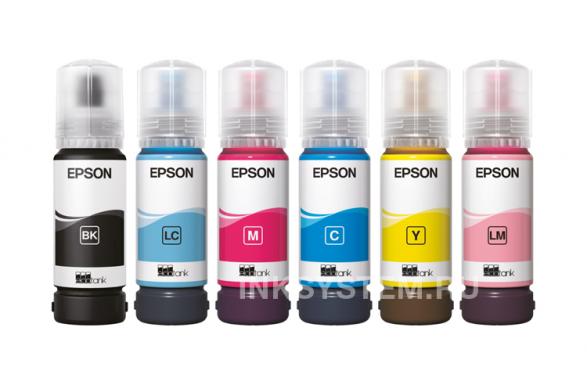 изображение Оригинальные чернила для Epson L8050 (70 мл, 6 цветов)