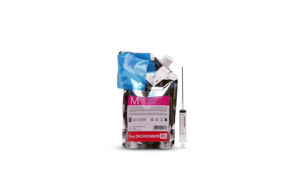 Сублимационные чернила INKSYSTEM для Epson EcoTank Magenta 500 мл.