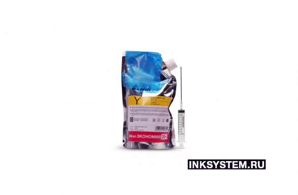 Сублимационные чернила INKSYSTEM для Epson EcoTank Yellow 500 мл.