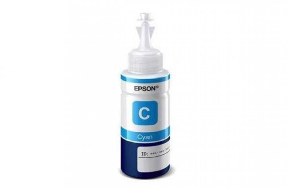 Оригинальные чернила для Epson T672 Cyan (70 мл)