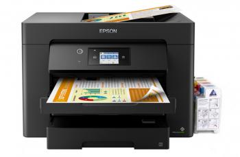 МФУ Epson Workforce WF-7830DTWF с СНПЧ и чернилами 1 литр