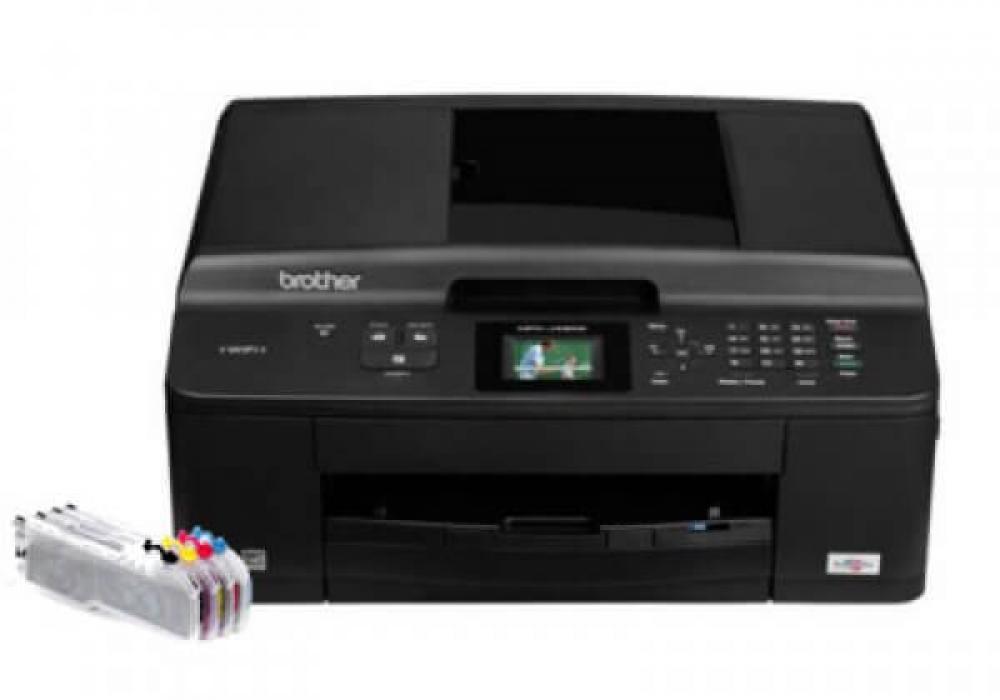 изображение МФУ Brother MFC-J430W с ПЗК и чернилами (США) - изображение 1