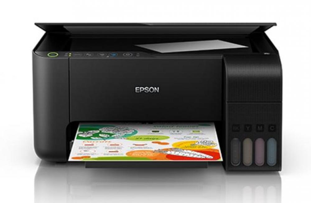 МФУ Epson L3150 с оригинальной СНПЧ и пигментными чернилами 100мл - изображение 1