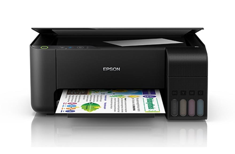 МФУ Epson L3110 с оригинальной СНПЧ и пигментными чернилами 100мл - изображение 1