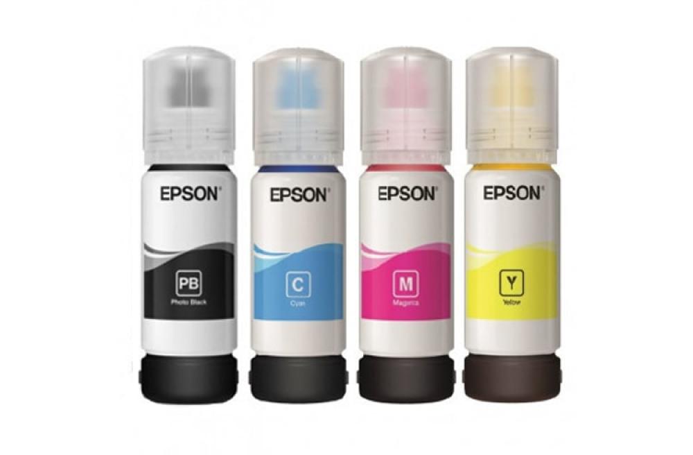 Оригинальные чернила для Epson L3201 (65мл, 4 цвета)