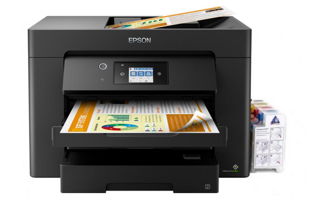 изображение МФУ Epson Workforce WF-7830DTWF с СНПЧ и светостойкими чернилами 500мл - изображение 1