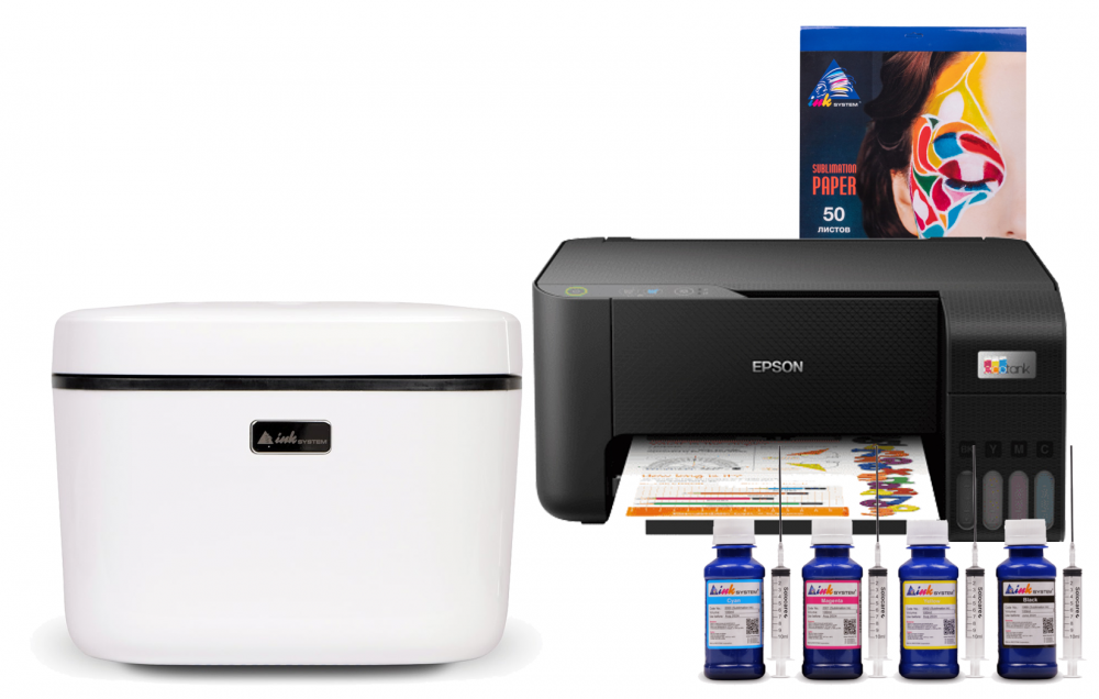 изображение Вакуумный термопресс INKSYSTEM 3D-Mini PD2800 и МФУ Epson L3210 с набором для сублимационной печати - изображение 1