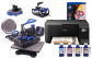 Многофункциональный термопресс INKSYSTEM SP Combo 5 29*38 см 5 в 1 и принтер Epson L121 с набором для сублимационной печати 2
