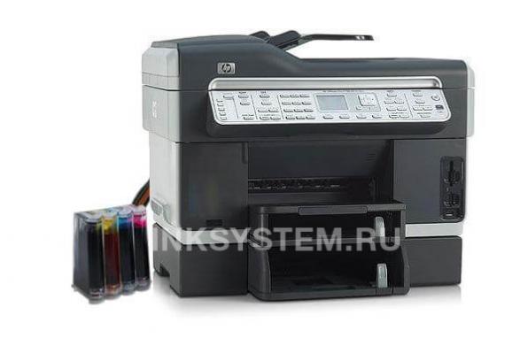 изображение МФУ HP OfficeJet L7700 с СНПЧ и чернилами