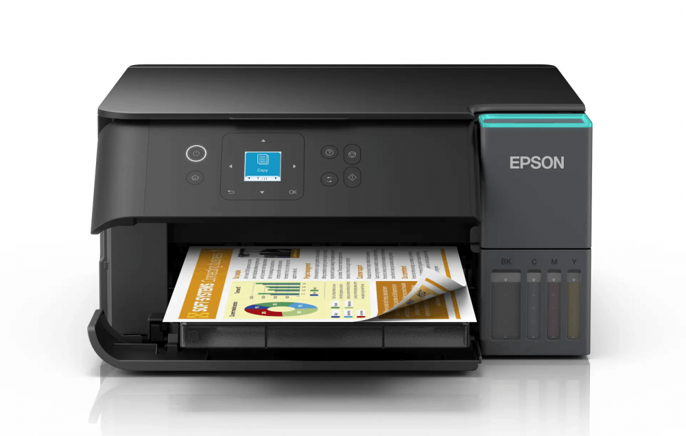 изображение МФУ Epson L4360 с оригинальной СНПЧ и чернилами - изображение 1