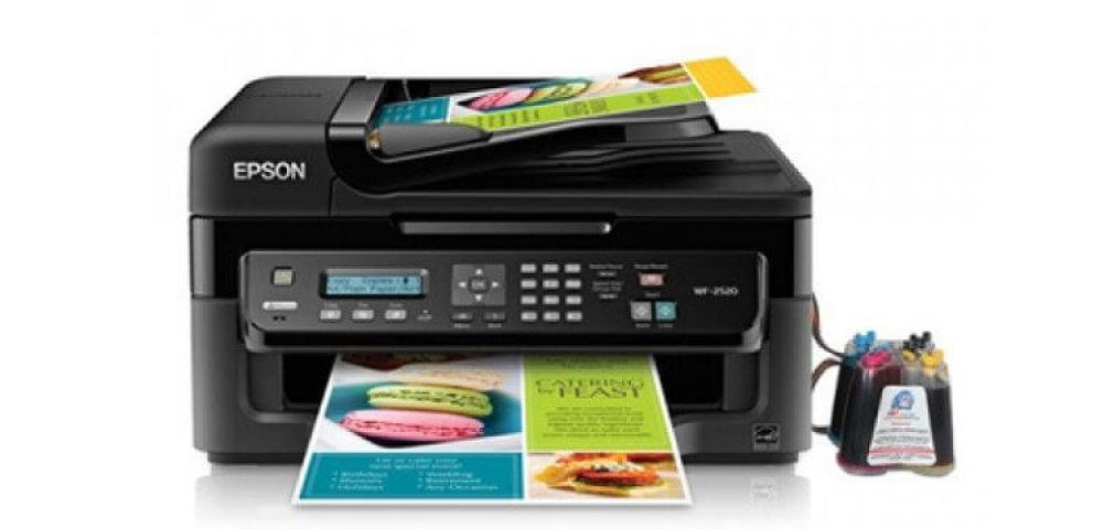 изображение МФУ Epson Workforce WF-2520 с СНПЧ и чернилами - изображение 1