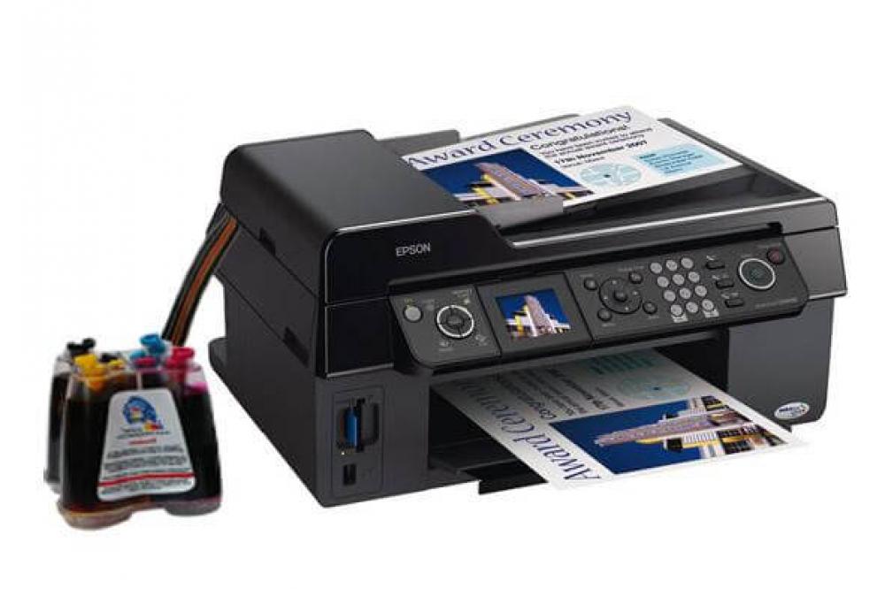 изображение МФУ Epson Stylus CX9300F с СНПЧ и чернилами - изображение 1