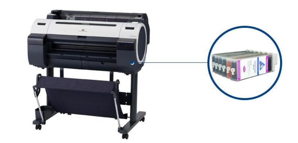 изображение Плоттер Canon imagePROGRAF IPF650 с ПЗК и чернилами - изображение 1