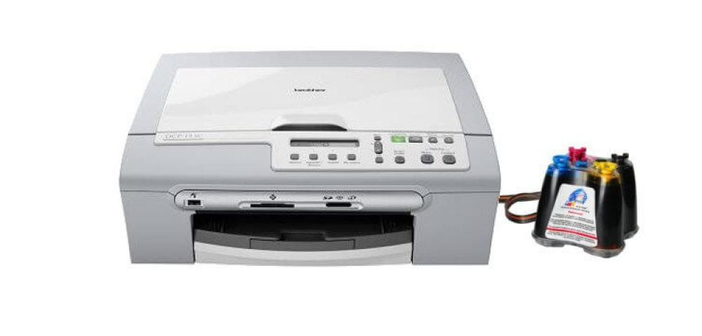 изображение МФУ Brother DCP 155C с СНПЧ и чернилами - изображение 1