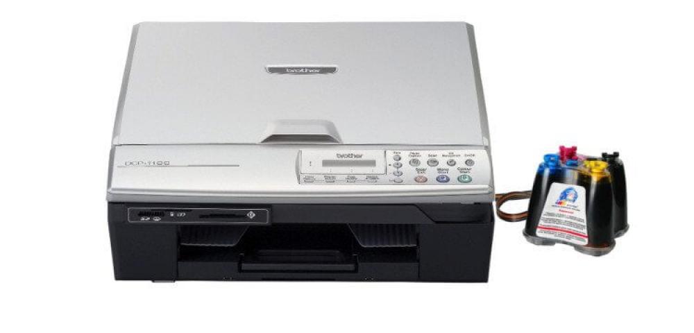 изображение МФУ Brother DCP 310CN с СНПЧ и чернилами - изображение 1