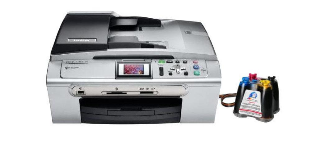 изображение МФУ Brother DCP 540C с СНПЧ и чернилами - изображение 1
