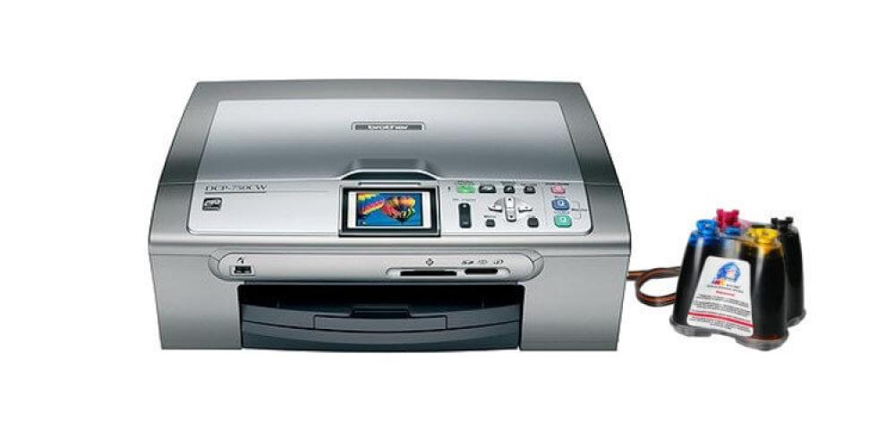 изображение МФУ Brother DCP 750CN с СНПЧ и чернилами - изображение 1