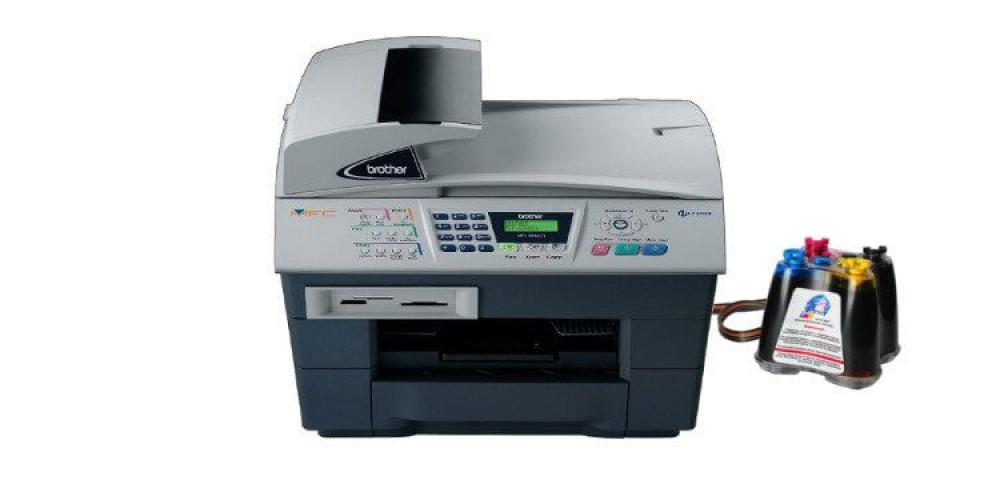 изображение МФУ Brother MFC 5840CN с СНПЧ и чернилами - изображение 1