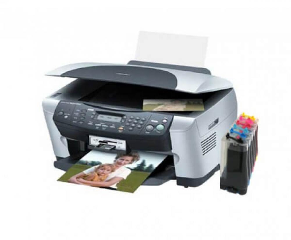 изображение МФУ Epson Stylus Photo RX600 с СНПЧ и чернилами - изображение 1
