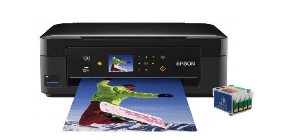 изображение МФУ Epson Expression Home XP-406 с ПЗК и чернилами - изображение 1
