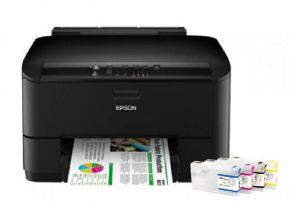 изображение Цветной принтер Epson WorkForce Pro WP-4025DW с ПЗК и чернилами - изображение 1