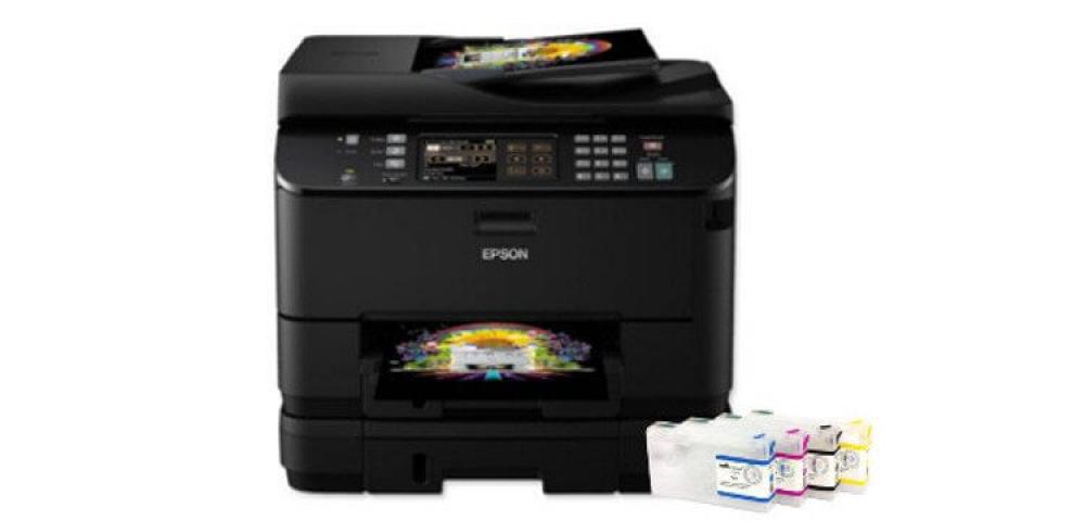 изображение МФУ Epson WorkForce Pro WP-4545DTWF с ПЗК и чернилами - изображение 1