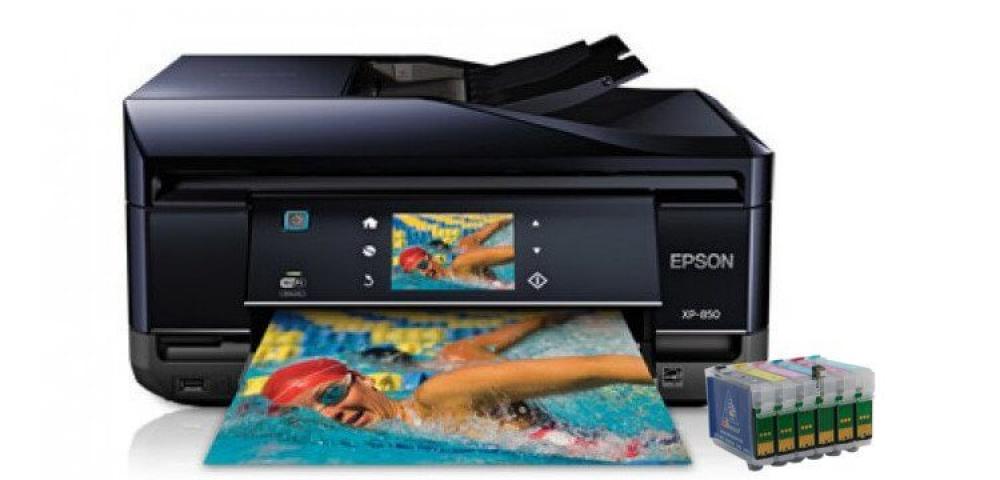 изображение МФУ Epson Expression Photo XP-850 с ПЗК и чернилами - изображение 1