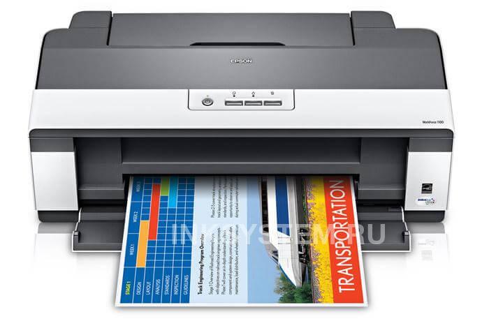 Почему принтер печатает розовым цветом epson