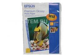 Фотобумага Epson Premium Glossy Photo Paper 13x18cm (10л, тест, 255 г)