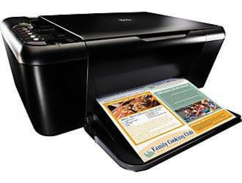 изображение МФУ HP DeskJet F4483 с СНПЧ и чернилами - изображение 1