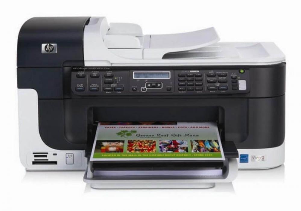 изображение МФУ HP Officejet J6410 с СНПЧ и чернилами - изображение 1