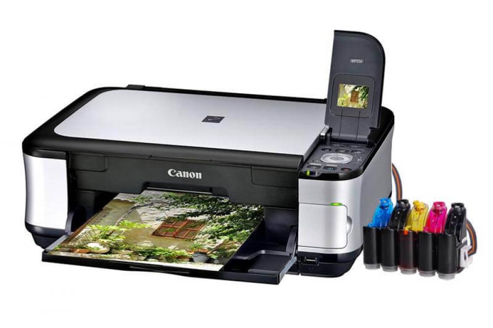 изображение МФУ Canon PIXMA MP550 с СНПЧ и чернилами - изображение 1