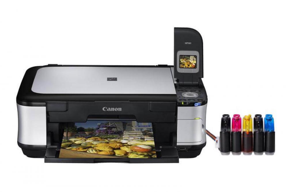изображение МФУ Canon PIXMA MP560 с СНПЧ и чернилами - изображение 1