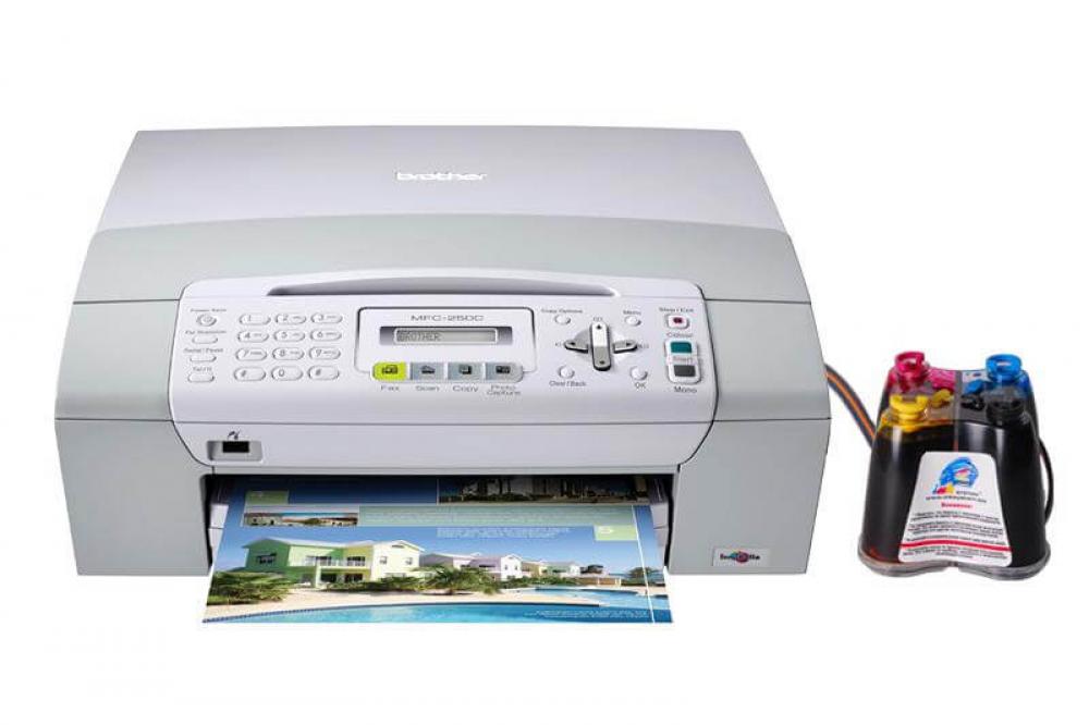 изображение МФУ Brother MFC-250C с СНПЧ и чернилами - изображение 1