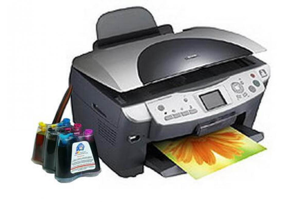 изображение МФУ Epson Stylus Photo RX620 с СНПЧ и чернилами - изображение 1