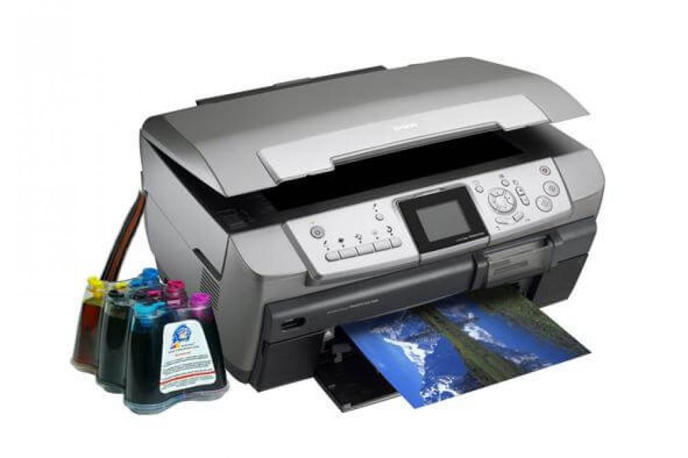 изображение МФУ Epson Stylus Photo RX700 с СНПЧ и чернилами - изображение 1