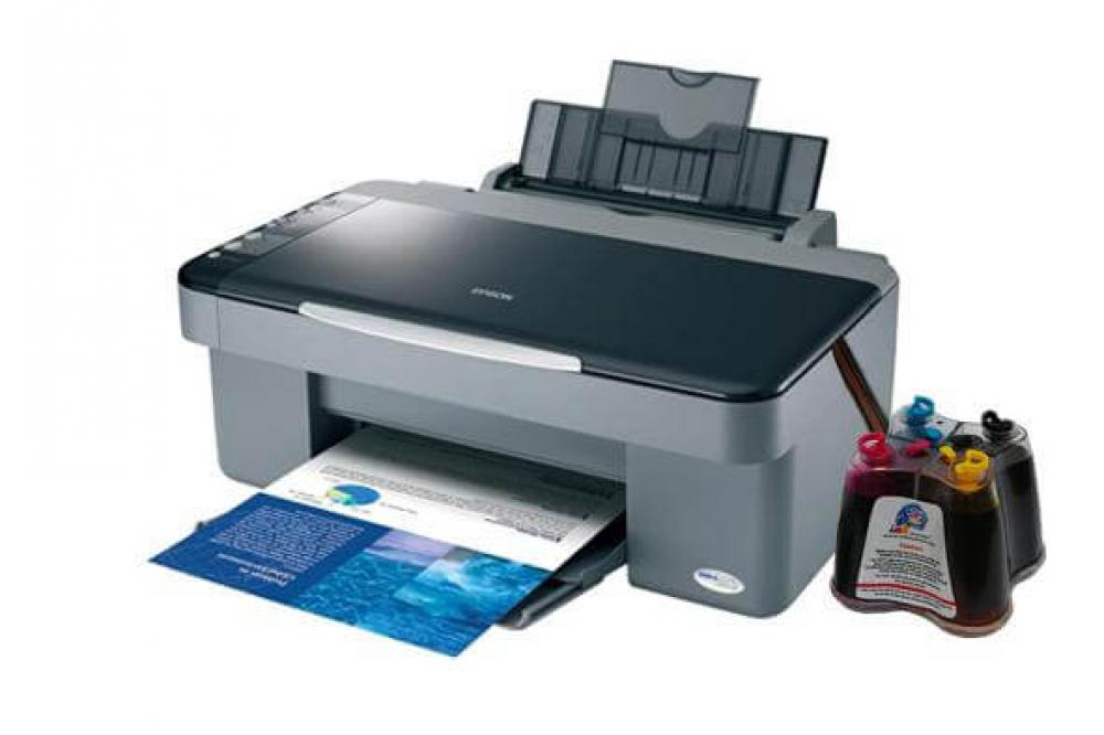 изображение МФУ Epson Stylus CX3900 с СНПЧ и чернилами - изображение 1