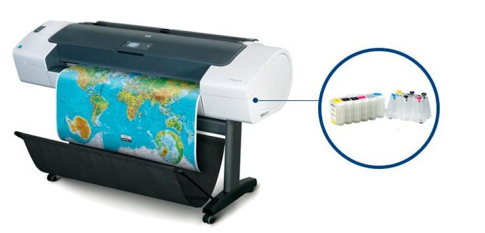 изображение Плоттер HP DesignJet T770 с СНПЧ и чернилами - изображение 1