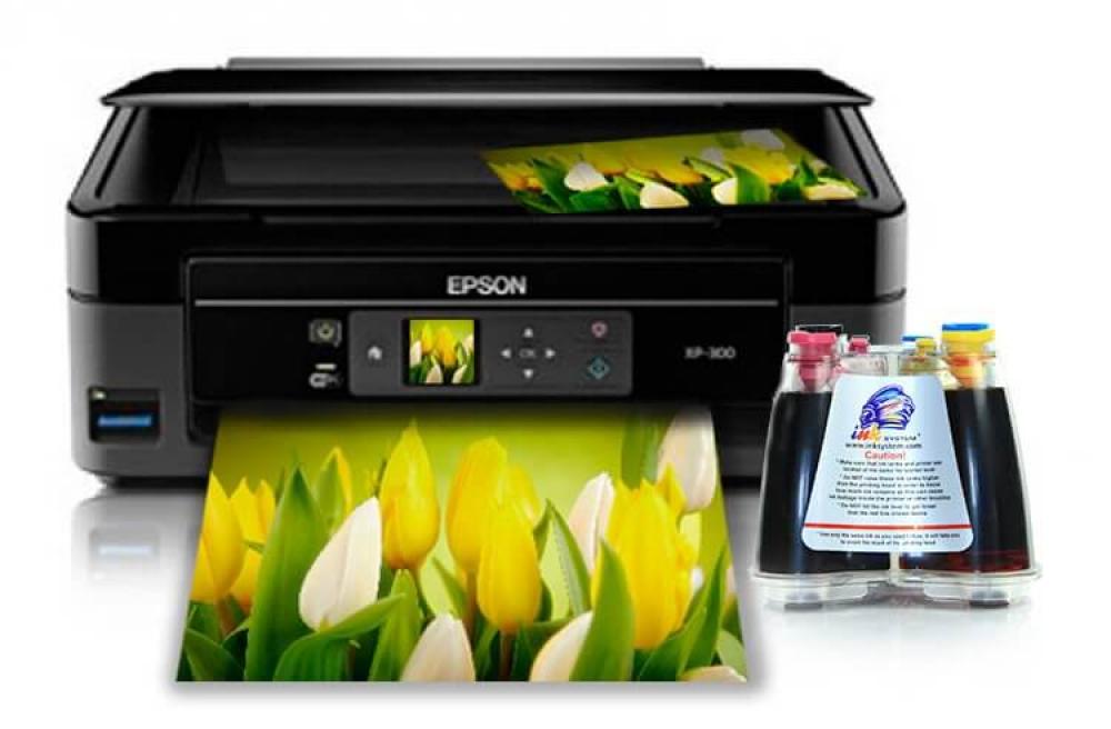изображение МФУ Epson Expression Home XP-300 Refurbished by Epson с СНПЧ и чернилами - изображение 1