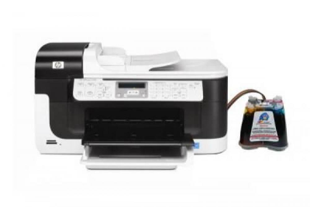 изображение МФУ HP OfficeJet 6500 с СНПЧ и чернилами - изображение 1